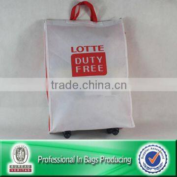 Lead-free Large Bag Shopping Bag with Wheel