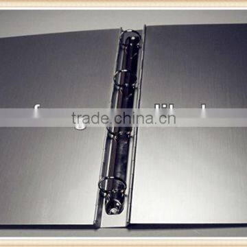 high quality aluminum cover files metal ring binder