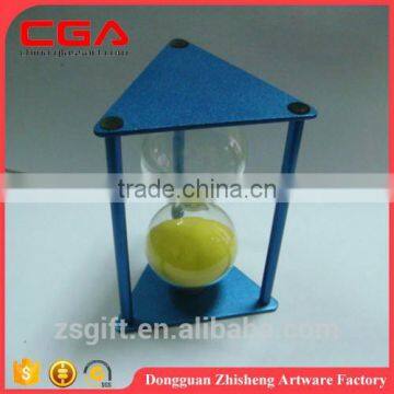 Chinese factory produce wholesale high quality and cheap glass sand timer for home decoration