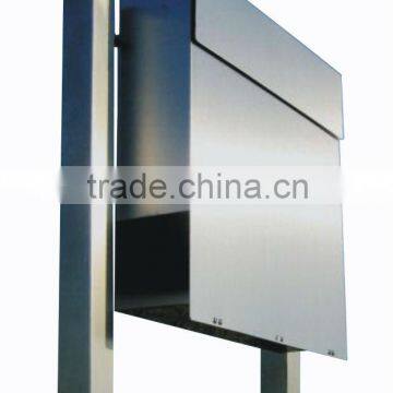 Stainless steel free standing mailbox,Water proof lockable mailbox