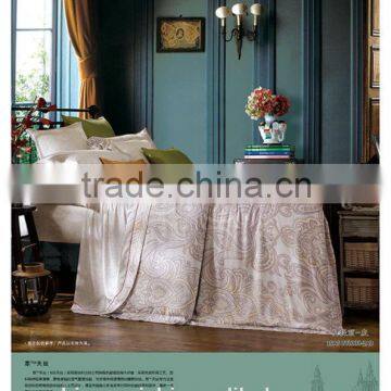 Bridal Floral Printed Bedroom Set 80S Tencel Duvet Cover Set photo-5