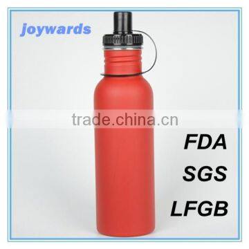 500ml single wall stainless steel sports water bottle