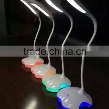 2016 hot sale rechargeable led desk lamp