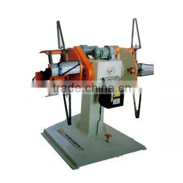 horizontal double end decoiler for metal parts