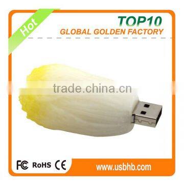 China wholesale bulk 2gb 4gb 8gb cute PVC cabbage pendrive