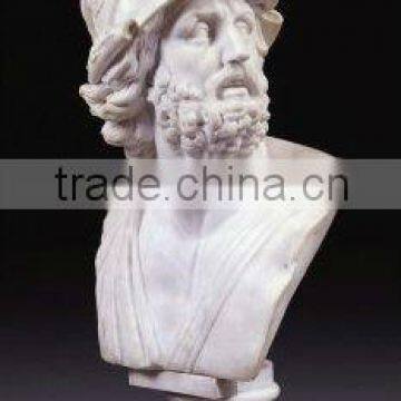 Greek man bust stone statue DSF-CD006