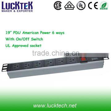 American socket PDU UL Approved