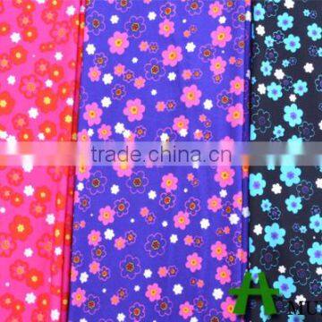 Shaoxing Textile Floral Pattern Printed Knitted Polyester DTY Fabric photo-5