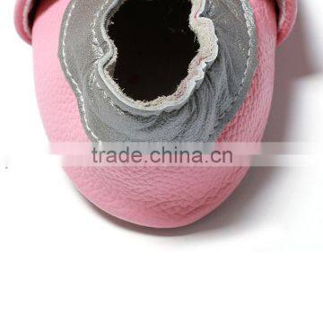 2016 New High Quality Comfortable Fashion Cute Pink Princess Baby Leather Toddler Shoes photo-5