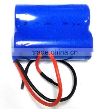 lifepo4 batteries 26650 6.4v 3Ah battery pack for power tools