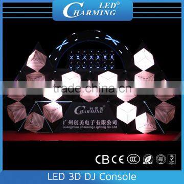 2015 new design disco decoration led display, led light bar table