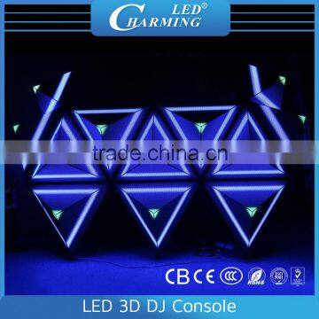 2015 brand new 3d sound hd video synchronization led dj booth indoor for nightclub