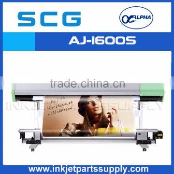 1.6m eco solvent printer with Dx5 print head made in china