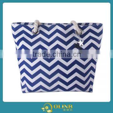 Wholesale Canvas Beach Bag,Chevron Beach Tote Bags