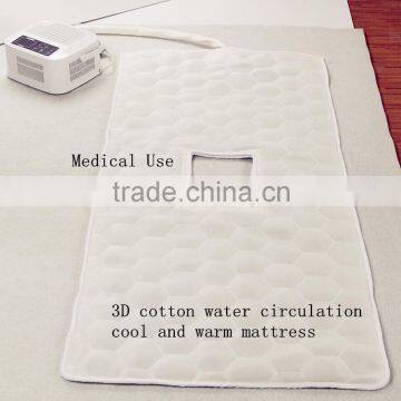 waterproof PVC/pure cotton water medical cool and warm mattress for patints