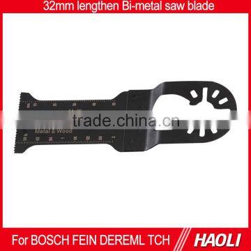32mm(1-1/4'') Lengthen quick release Bi-metal oscillating muti tool saw blade for cutting wood,soft metal,at good price