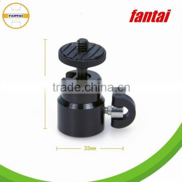 Black Mini 1/4" 3/8" Thread Ball Head for Camera 1/4" Mini Ball Head Bracket Holder Mount for tripod                        
                                                Quality Choice