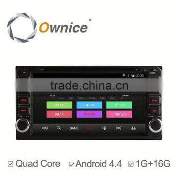 Ownice C300 quad core Android 4.4 full touch panel 2din universal Car GPS navigation support DVR TPMS