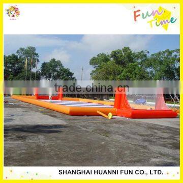 Exciting inflatable water park equipment volleyball court