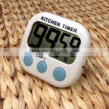 Large LCD Digital Kitchen Cooking Timer CountDown Up Clock Loud Alarm