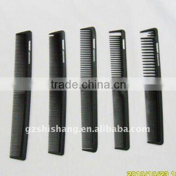 carbon plastic hair comb set salon hair comb