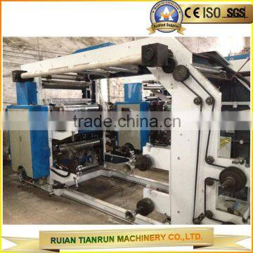 High speed 4 color Flexo t-shirt Printing Machine