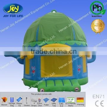 Green Outdoor Inflatable Dome Bounce Houses