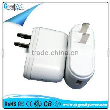 Best quality protable 6w 12w power usb charger US plug