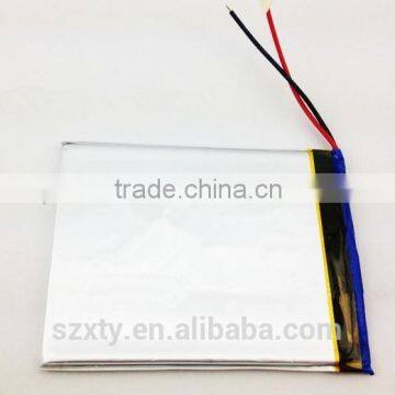 XTY634590 Lithium polymer battery 2600mAh 3.7V for GPS lipo rechargeable battery pack