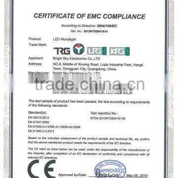 CERTIFICATE OF EMC COMPLIANCE