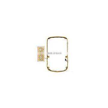 Diamond Bezel Faceplates Cover for Blackberry Bold 9900 Pink Diamond Golden Bezel