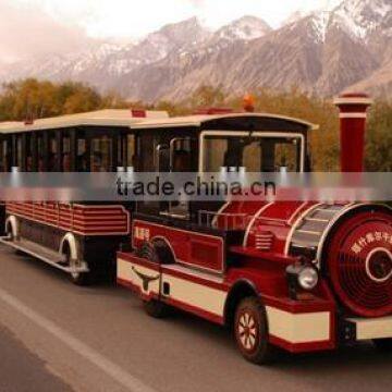 New Arrival Kids Ride Trackless Train Electric Tour Train for Sale