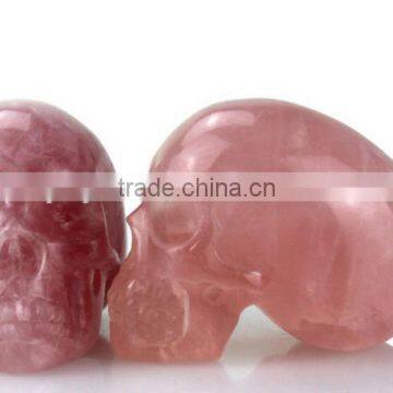 China Natural Crystal Quartz Skull,hand Carved Crystal Skull for Sale photo-6