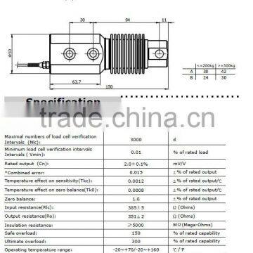 BWG load cell 100kg High-precision compression Digital Load Cell high quality spare part mini load cell for weighing scale