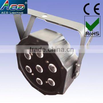 7*10w RGBW multi color led par light. full color led par light