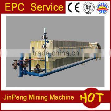 300 series membrane PP chamber filter press for gold recovery