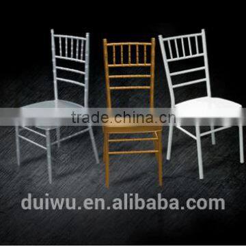High quality hotel metal furniture wedding hall chiavari chairs
