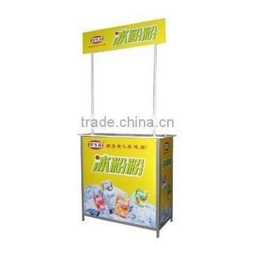 Portable aluminum customized folding screen advertising table