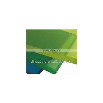 Clear and colored laminated glass for shower screens