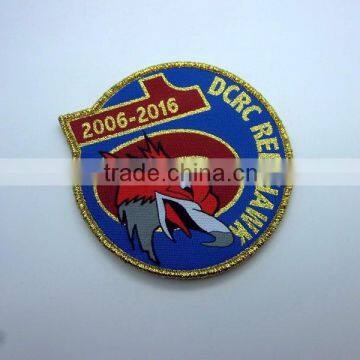 custom private woven patch for garment fashion