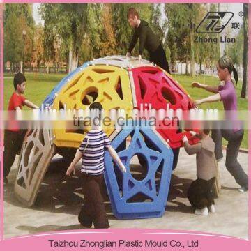 High quality school outdoor colorful stable plastic durable kids climbing frames