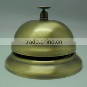 3.4''hotel reception bell,table call bell A12-D02 in silver or gold cover and colorful painted base(E571)