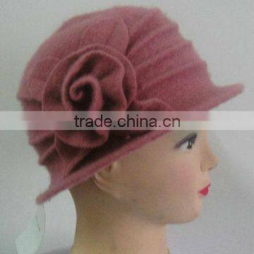 100%wool knitted hats for lady