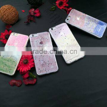 Luxury Contrast Color Flash Powder pc Shell Cover for Iphone