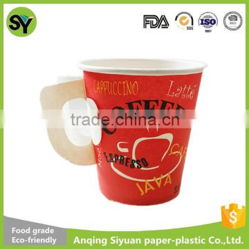 Hot Drink Paper Coffee Cups With Handle Made In China