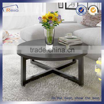 ROUND ELEGANT WHITE NEW DESIGN FIBER MDF COFFEE TABLE UNIQUE TEA TABLE photo-4
