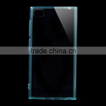 Hybrid TPU Edge + Crystal Acrylic Back Case w/ Anti-dust Plug for Xiaomi 3 MI3,xiaomi 3 Mi3 Acrylic+ Tpu Case,xiaomi 3 Mi3 Case