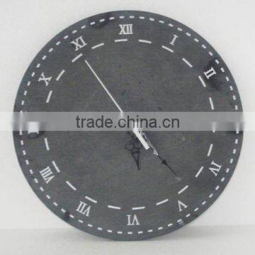 Round Natural Slate Clock 30508