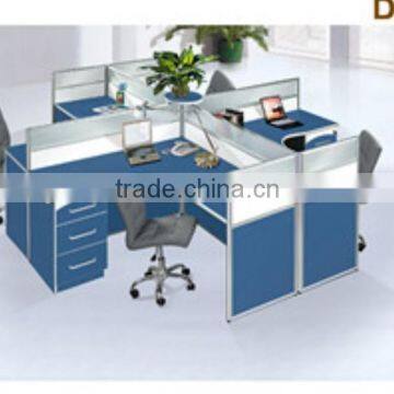 modern high quality four people aluminum office screen AV20-19