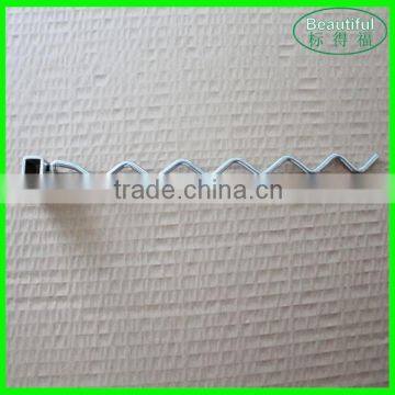 Z-shaped Metal Wire Slat Wall Hanging Hook